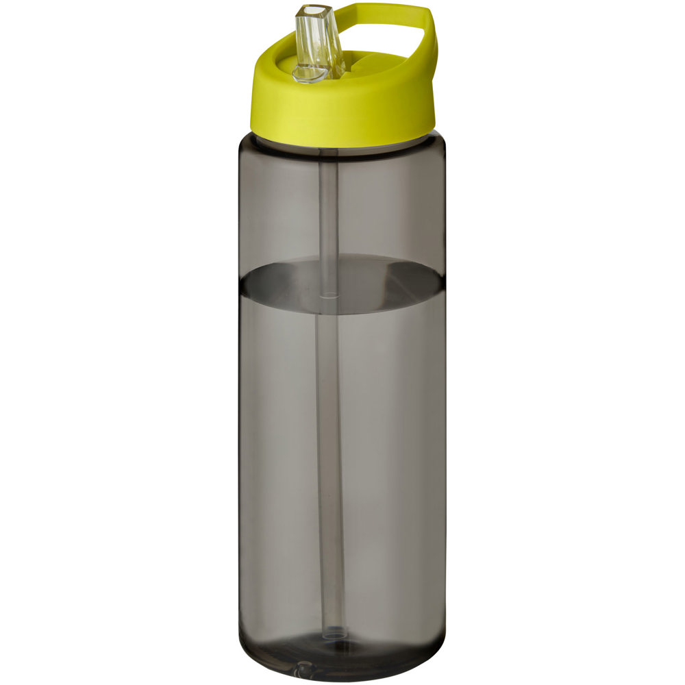 H2O Active® Eco Vibe 850 ml drinkfles met tuitdeksel - met logo of onbedrukt bestellen - Houtskool, Lime
