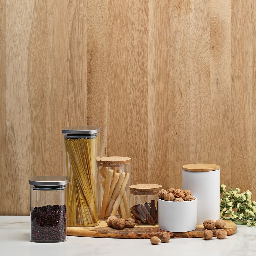 Delacroix 1200 canister Borosilicaatglas 1270 ml - Transparant