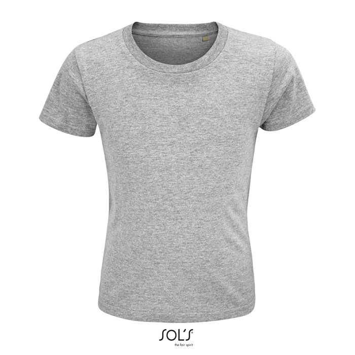 CRUSADER KIDS - CRUSADER kind t-shirt 150g - bedrukt of onbedrukt verkrijgbaar - Grijs Gemeleerd