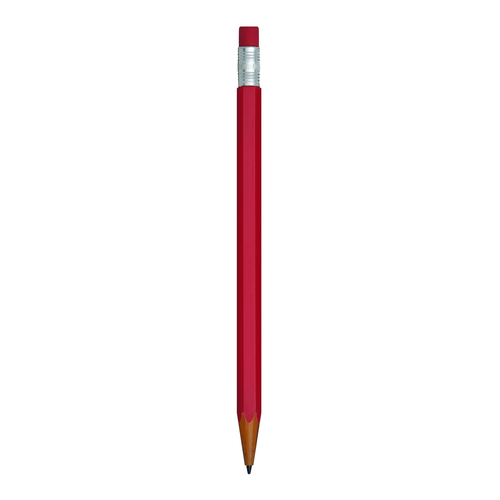 LOOKALIKE - Kunststof potlood - met logo of onbedrukt bestellen - rood