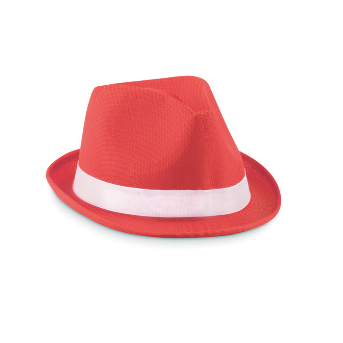 WOOGIE - Polyester zonnehoed - kopen of bedrukken - Rood