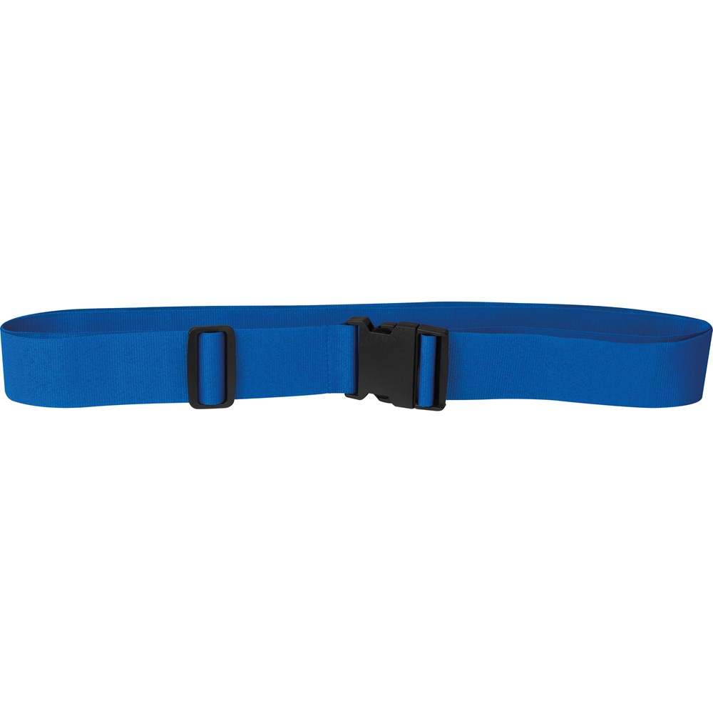 Verstelbare kofferband van polyester - kopen of bedrukken - blauw