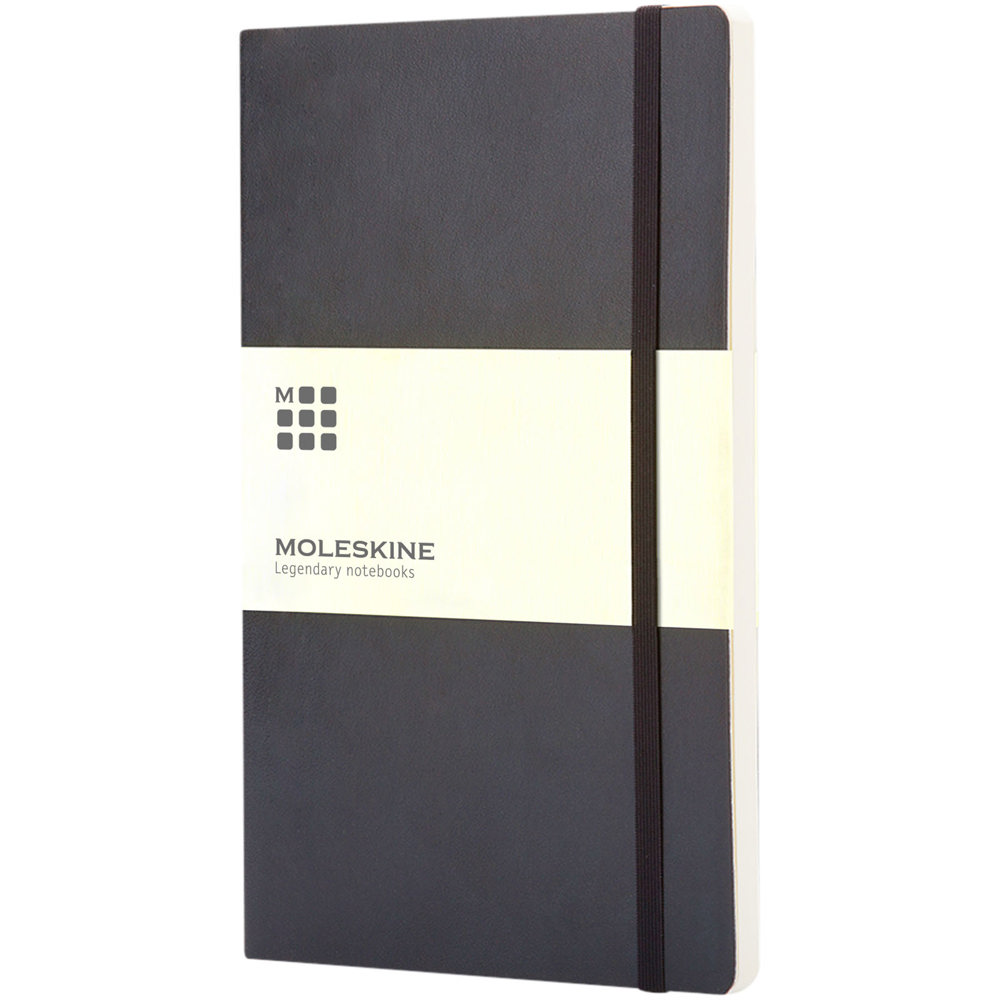 Moleskine Classic L softcover notitieboek - effen - bedrukt of onbedrukt verkrijgbaar