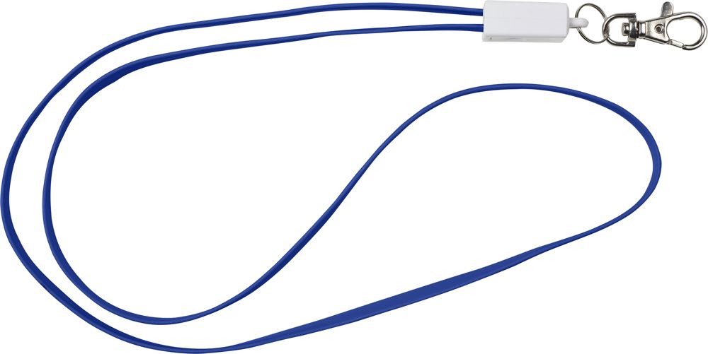TPE 2-in-1 keycord Marguerite - bedrukt of onbedrukt verkrijgbaar - blauw