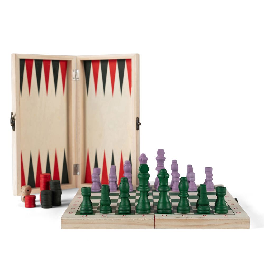 Byon Schaak/Backgammon spel Beth - bedrukt of onbedrukt verkrijgbaar
