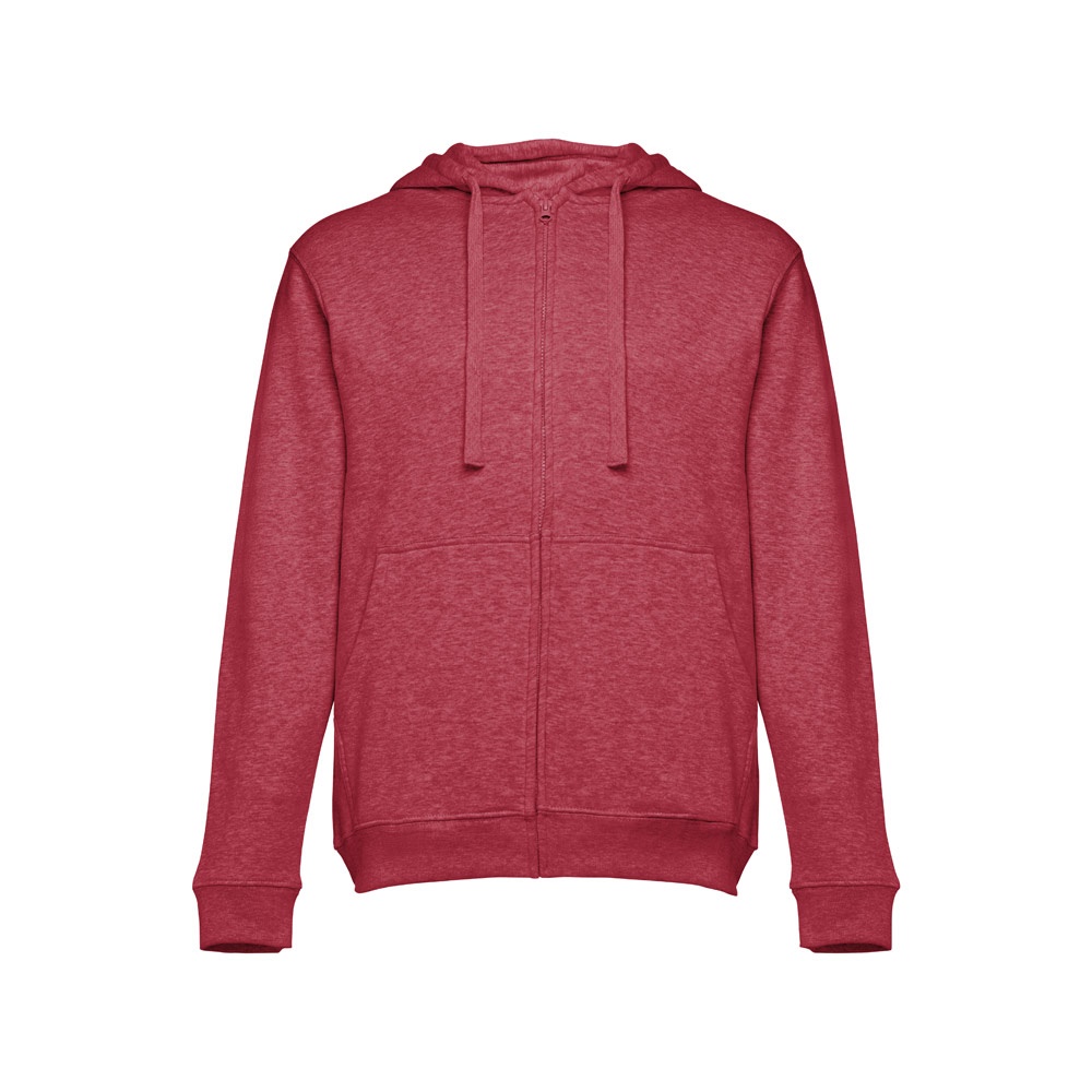THC AMSTERDAM. Sweater voor heren in katoen en polyester - kopen of bedrukken - Heide rood
