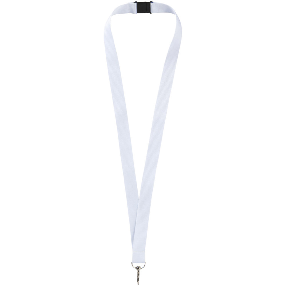 Lago lanyard met veiligheidssluiting - kopen of bedrukken - Wit