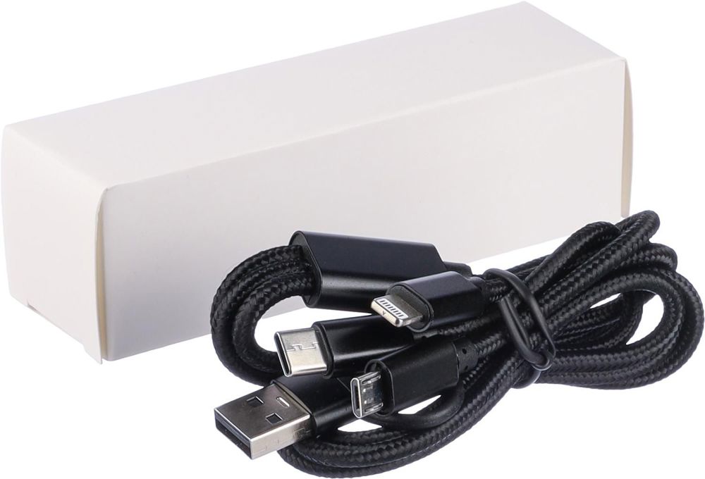 Nylon oplaadkabel Leif