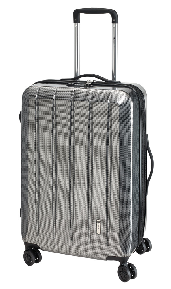 LONDON 2.0 - Trolley-set - voor bedrijven en relatiegeschenken - carbon zilver