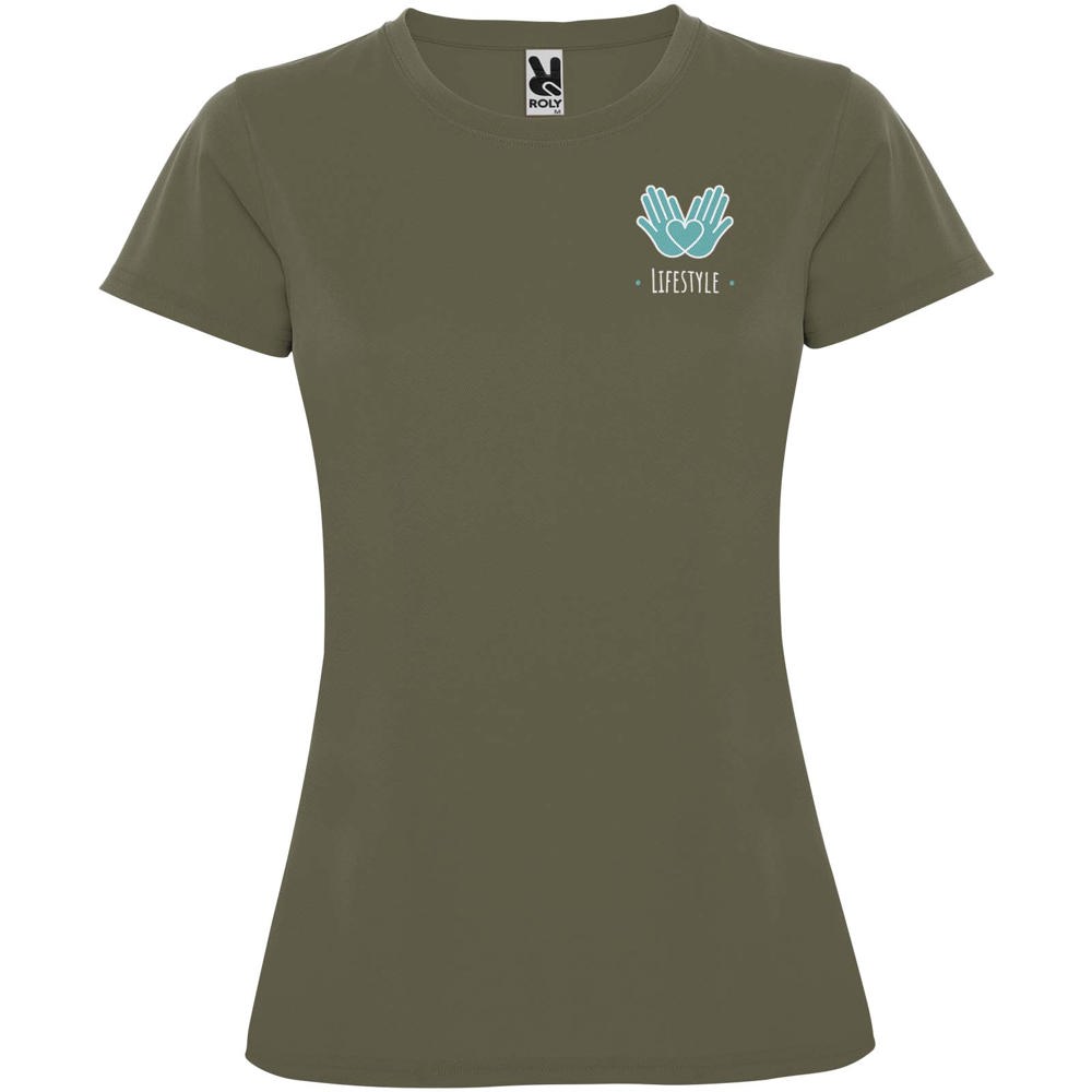 Montecarlo 150 g/m² sportshirt met korte mouwen voor dames