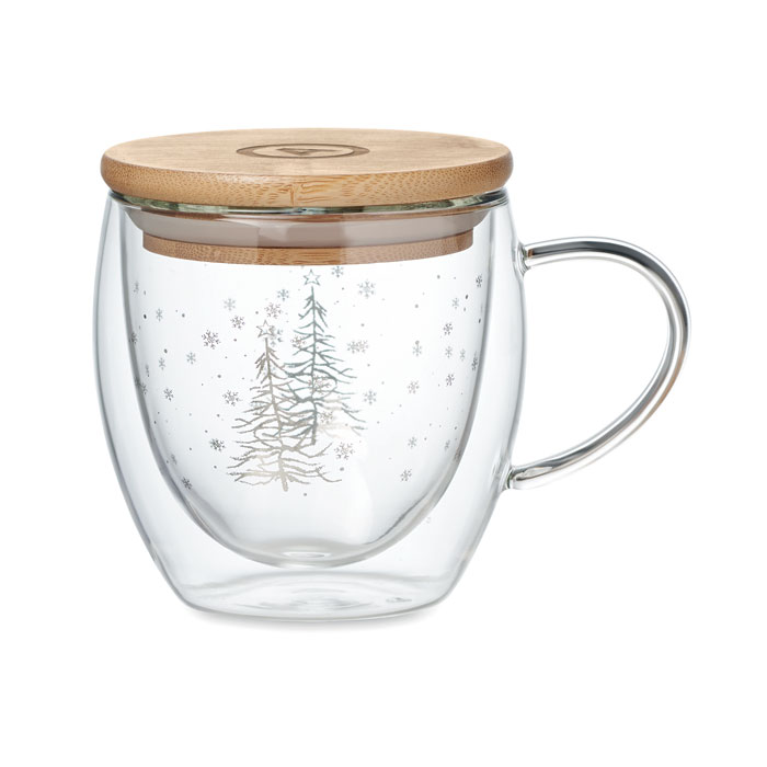 SIAN - Dubbelwandige borosilicaat mok - met logo of onbedrukt bestellen