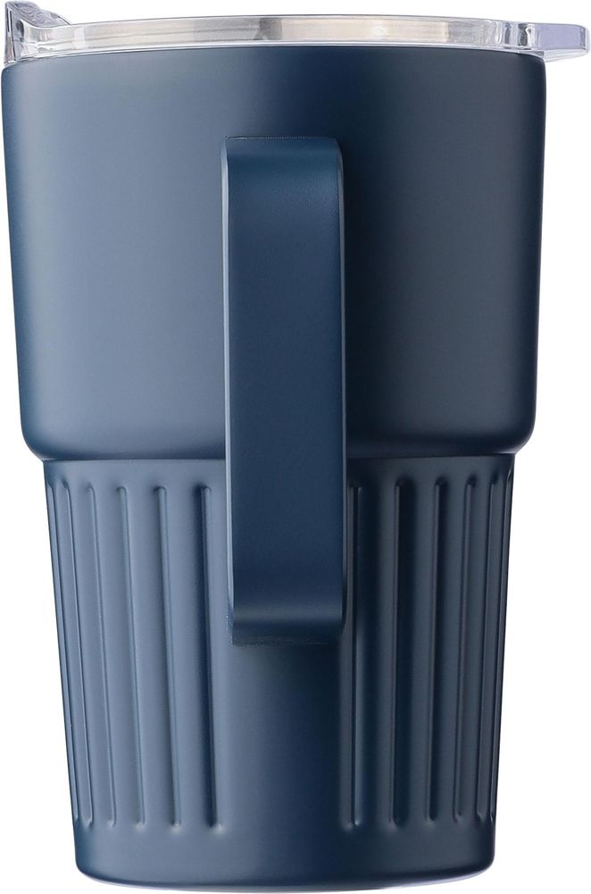 Gerecyclede roestvrijstalen dubbelwandige reismok (450 ml) Calo