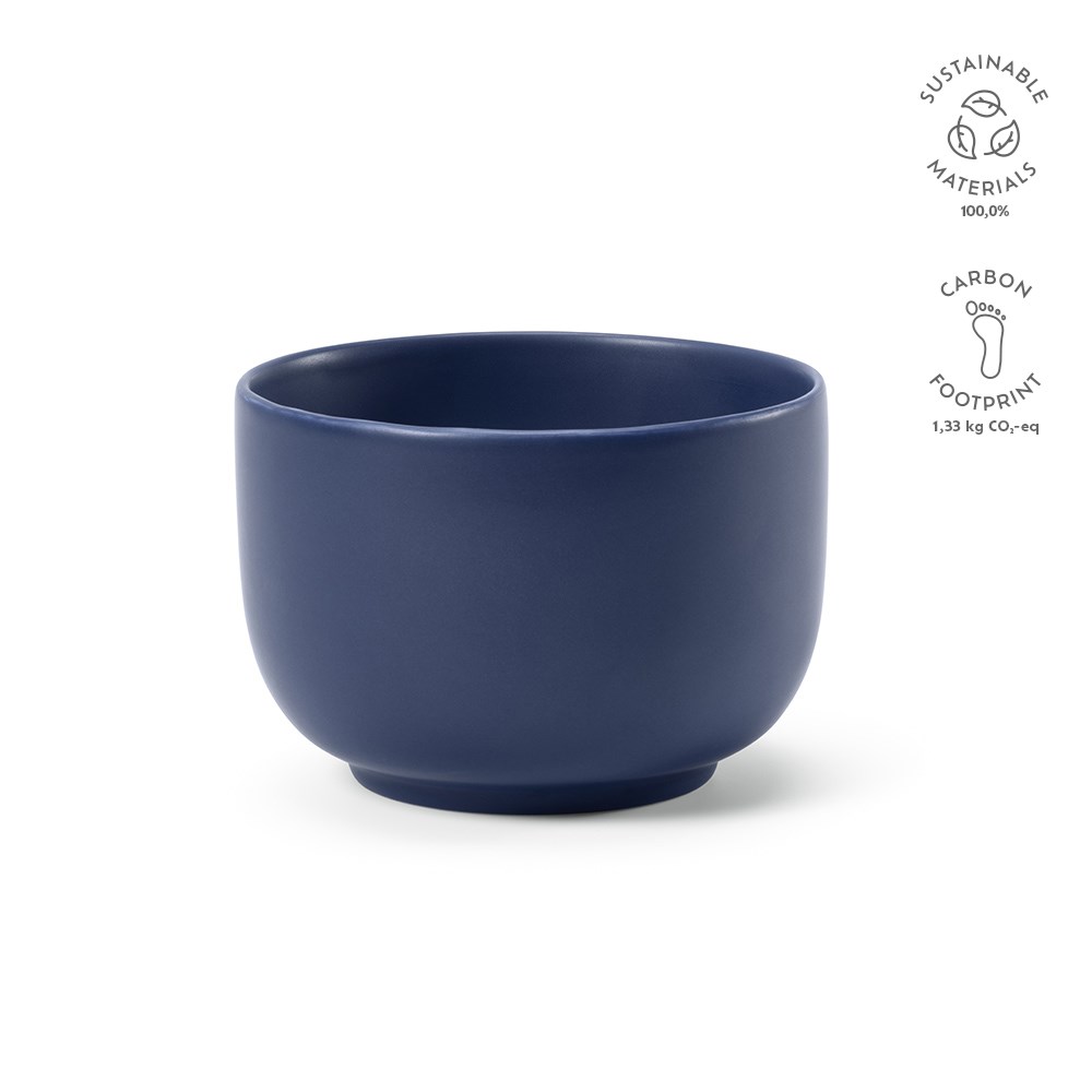 Michelangelo Kom Keramisch 730 ml - bedrukt of onbedrukt verkrijgbaar - Blauw