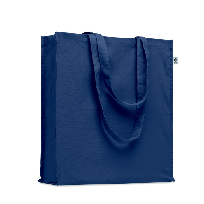BENTE COLOUR - Boodschappentas organisch katoe - met logo of onbedrukt bestellen - blauw