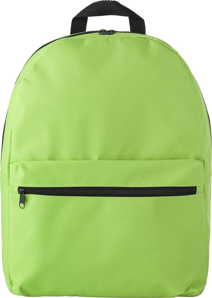 Polyester (600D) rugzak Dave - bedrukt of onbedrukt verkrijgbaar - lime