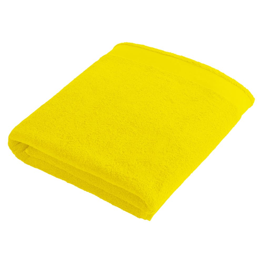 Sophie Muval strandhanddoek 180x100 cm, 450 gr/m² - bedrukt of onbedrukt verkrijgbaar - Geel (PMS 101c) / Geel