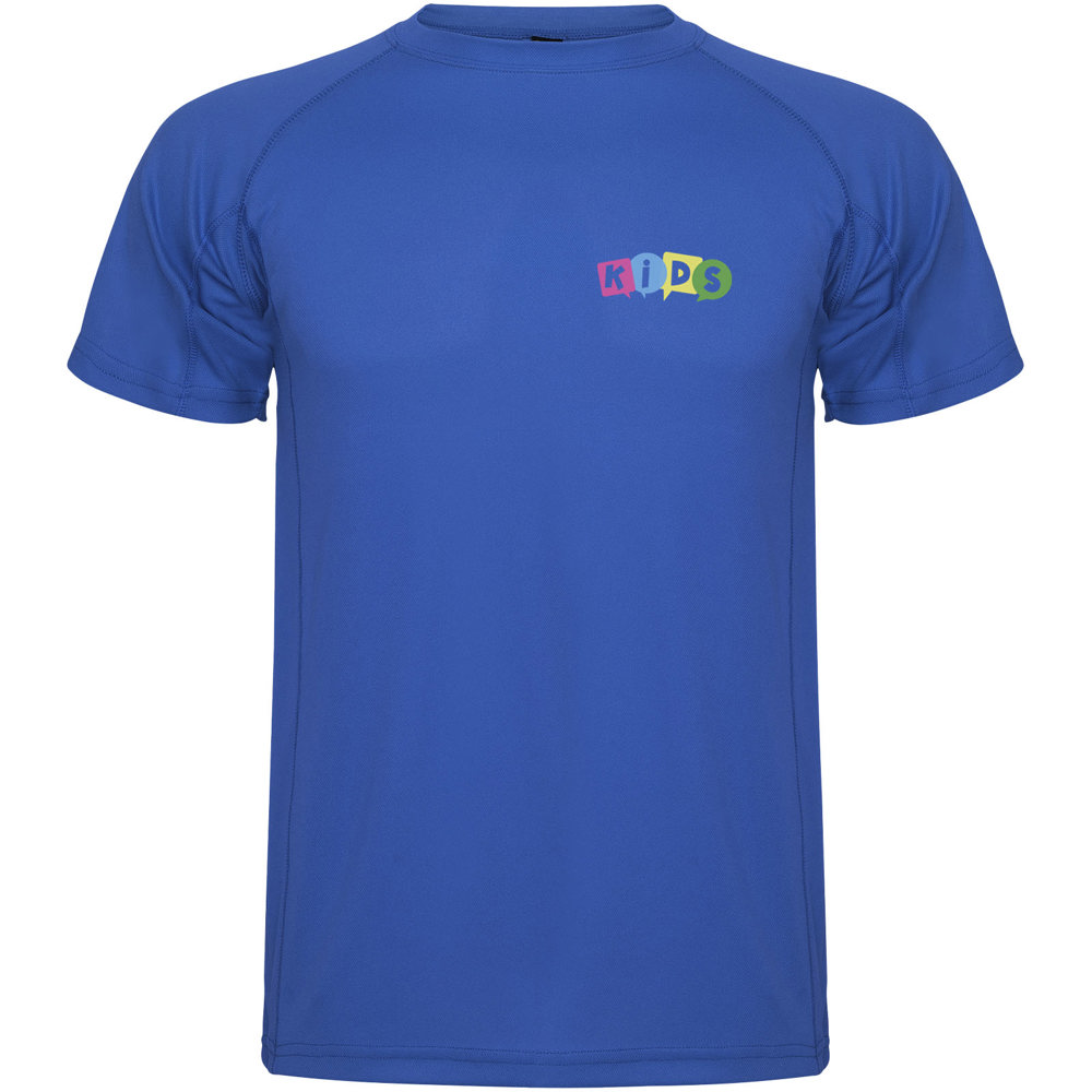 Montecarlo 150 g/m² sportshirt met korte mouwen voor kinderen