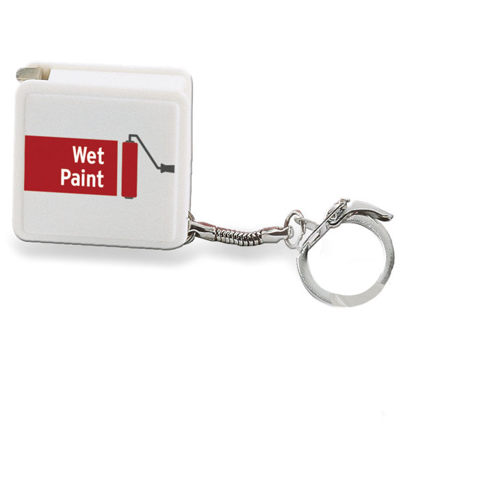 WATFORD - Sleutelhanger/rolmaat 1 m - met logo of onbedrukt bestellen