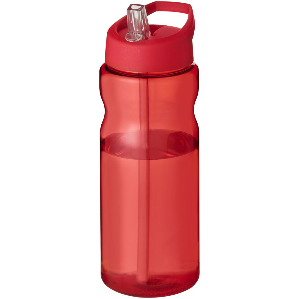 H2O Active® Eco Base 650 ml sportfles met tuitdeksel - bedrukt of onbedrukt verkrijgbaar - Rood, Rood