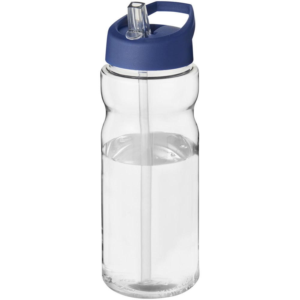 H2O Active® Base Tritan™ 650 mlsportfles met tuitdeksel - kopen of bedrukken - Transparant helder, Blauw