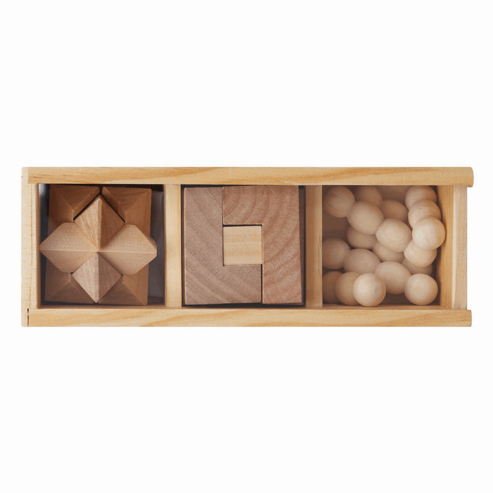 BRAIN POWER - Houten puzzel-set - kopen of bedrukken