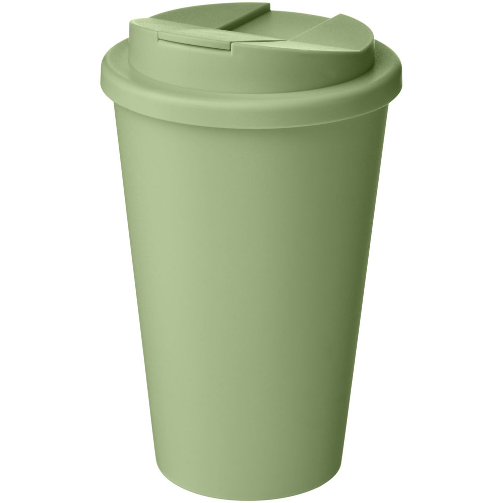 Americano® Renew geïsoleerde 350 ml beker met knoeibestendig deksel - met logo of onbedrukt bestellen - Zeeglasgroen