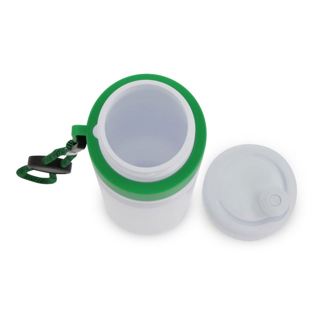 Sportbidon met rand en koord 750ml