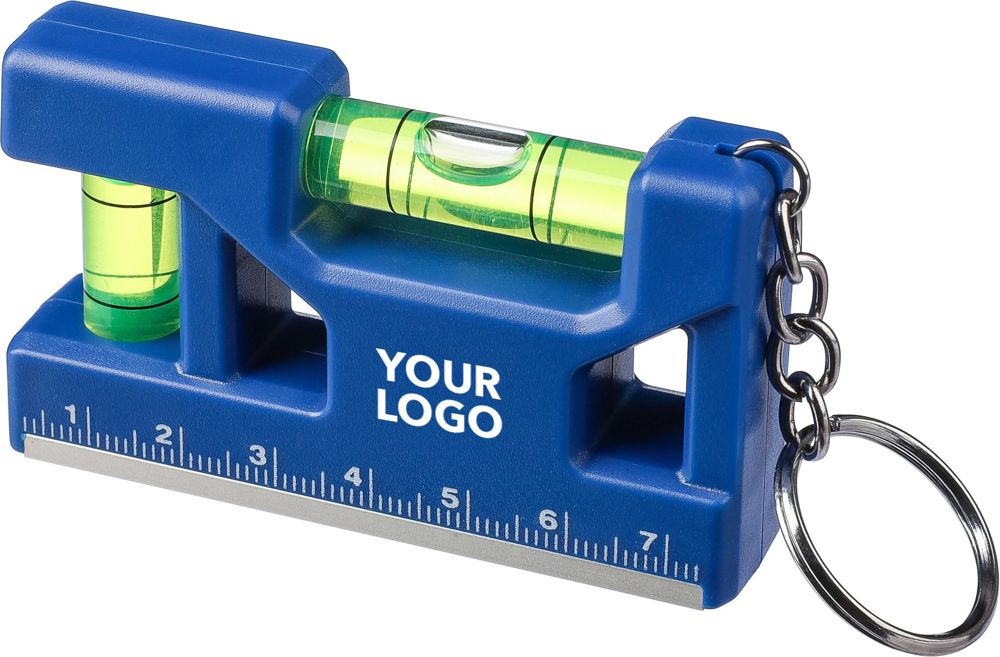 Gerecycled ABS sleutelhanger met waterpas Indira