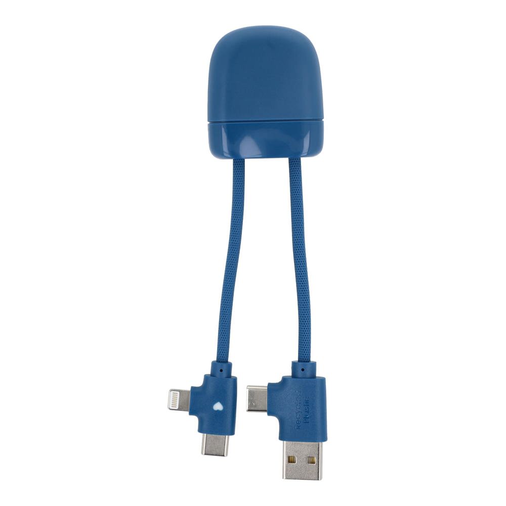 Xoopar ICE-B Multi Oplaadkabel - kopen of bedrukken - blauw