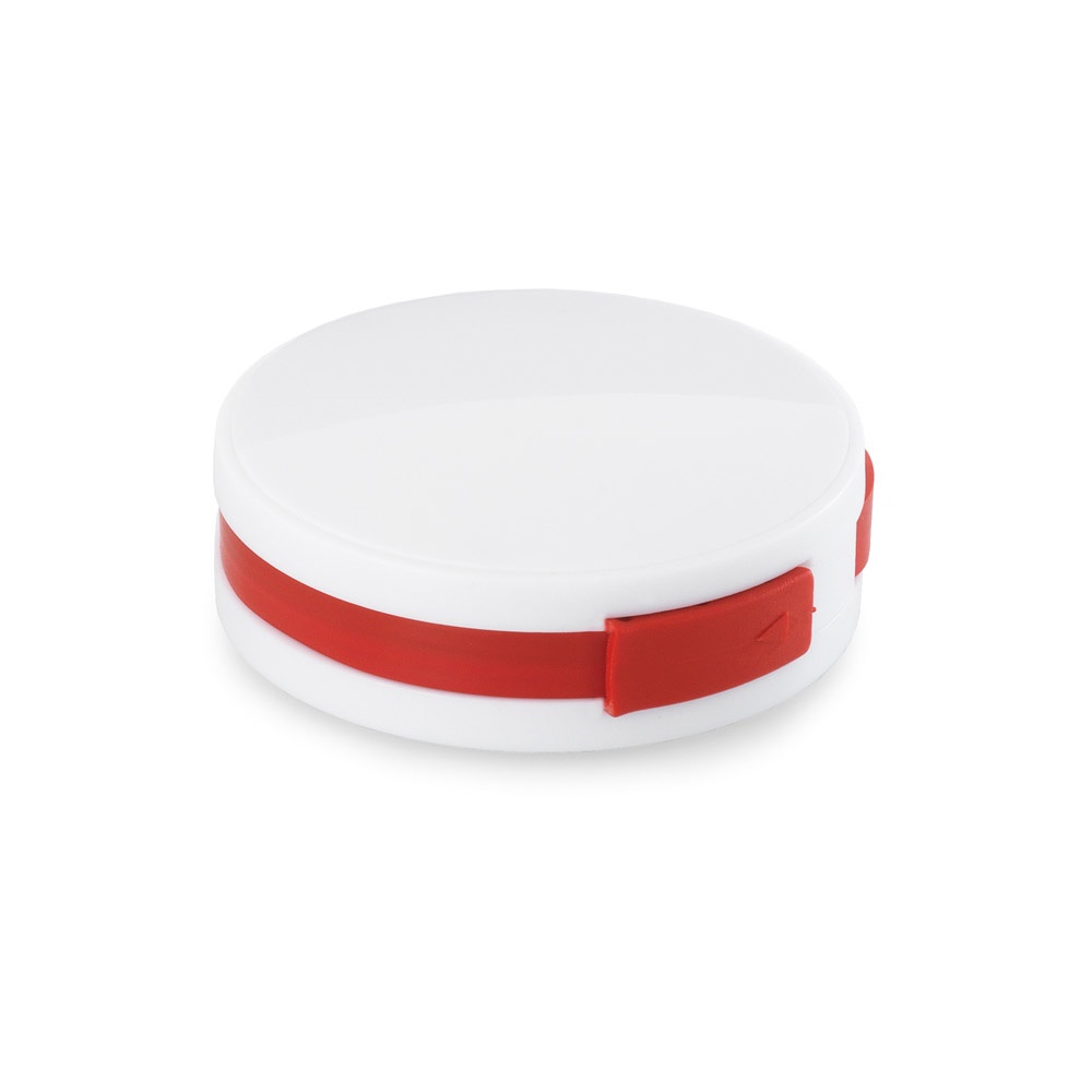 GARDNER. HUB met kabel en 4 USB-A poorten in ABS - voor bedrijven en relatiegeschenken - rood