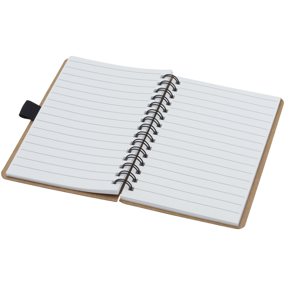 Cobble A6 wire-o gerecycled kartonnen notitieboek met steenpapier