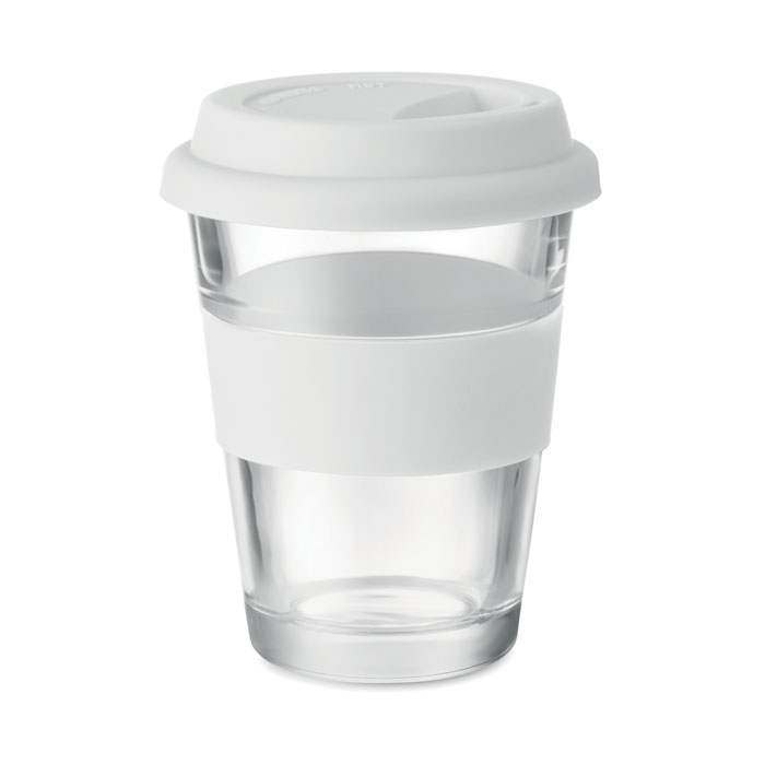 ASTOGLASS - Glazen drinkbeker 350 ml - met logo of onbedrukt bestellen - wit