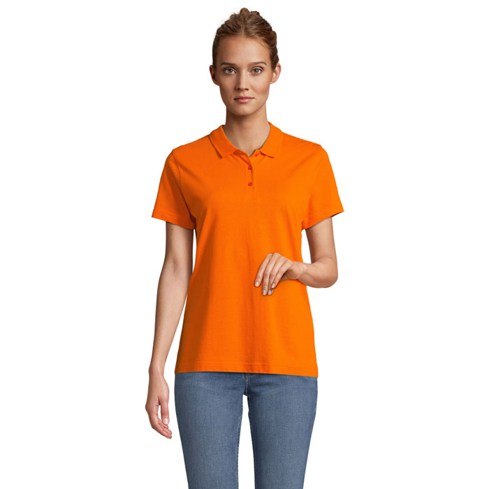 PULSE WOMEN - PULSE DAMES POLO - met logo of onbedrukt bestellen - Oranje