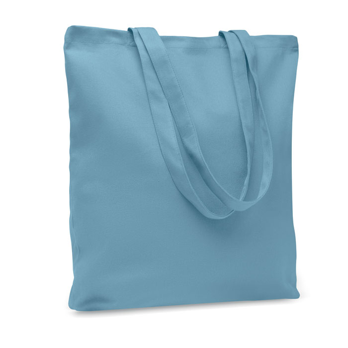 RASSA COLOURED - Stevige canvas boodschappentas - voor bedrijven en relatiegeschenken - petrol