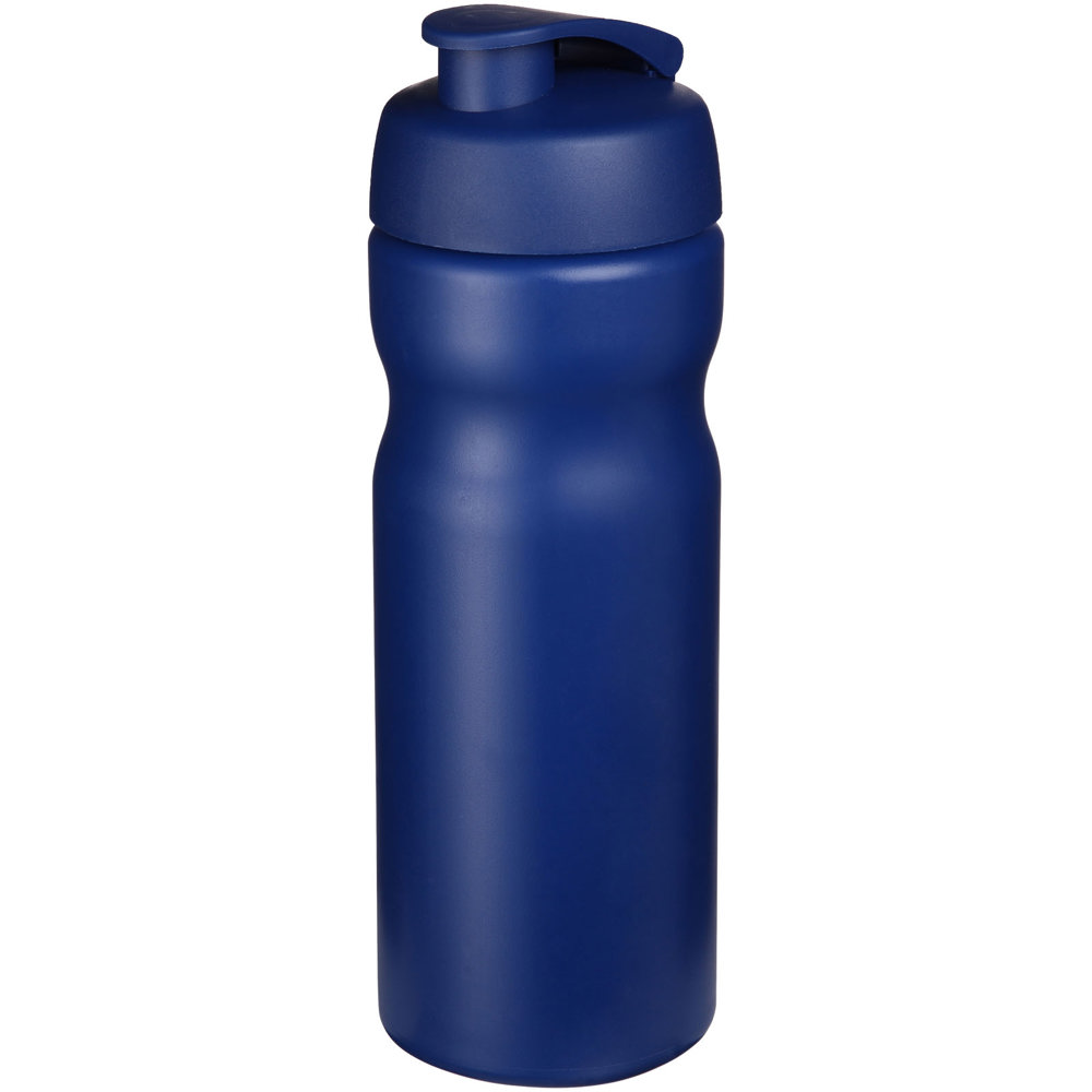Baseline® Plus 650 ml sportfles met kanteldeksel - met logo of onbedrukt bestellen - blauw