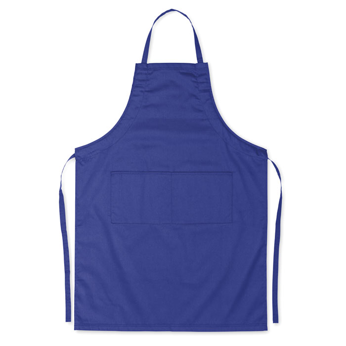 FITTED KITAB GRANADA - Keukenschort - met logo of onbedrukt bestellen - blauw