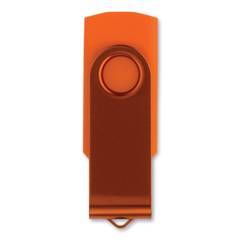 USB stick 2.0 Twister 8GB - voor bedrijven en relatiegeschenken - Oranje