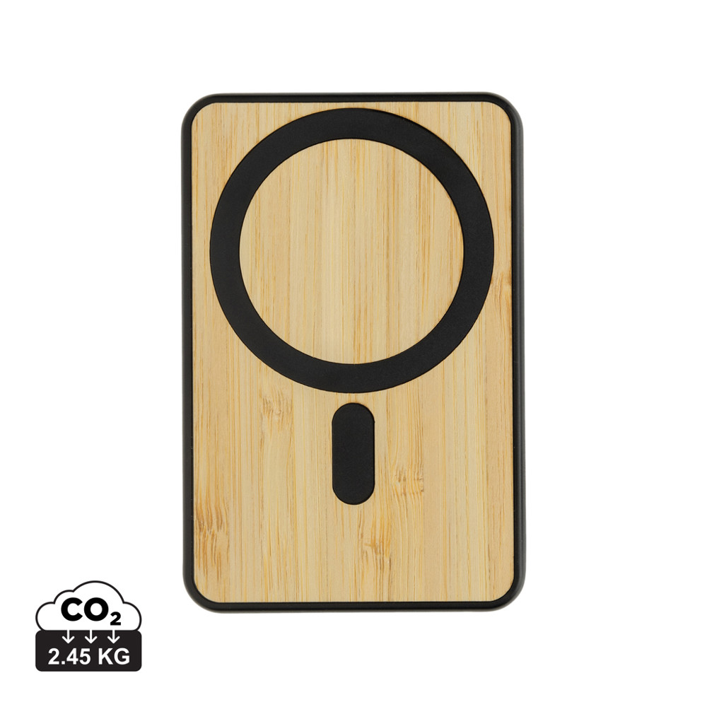 Zen RCS rplastic 5000 mah 5W magnetische bamboe powerbank