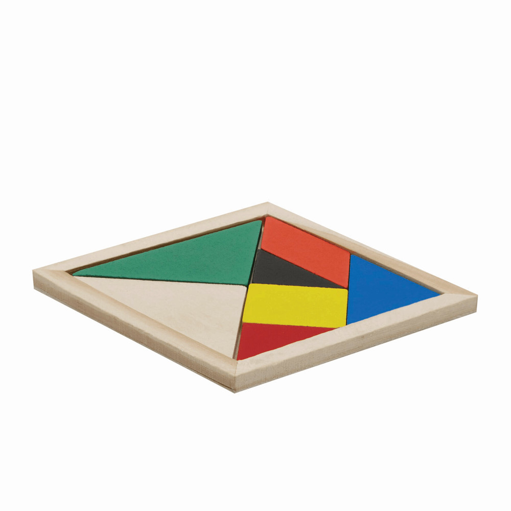 TANGRAM BASE - Houten puzzel - met logo of onbedrukt bestellen