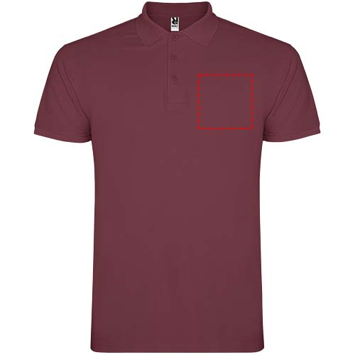 Star 200 g/m² herenpolo met korte mouwen