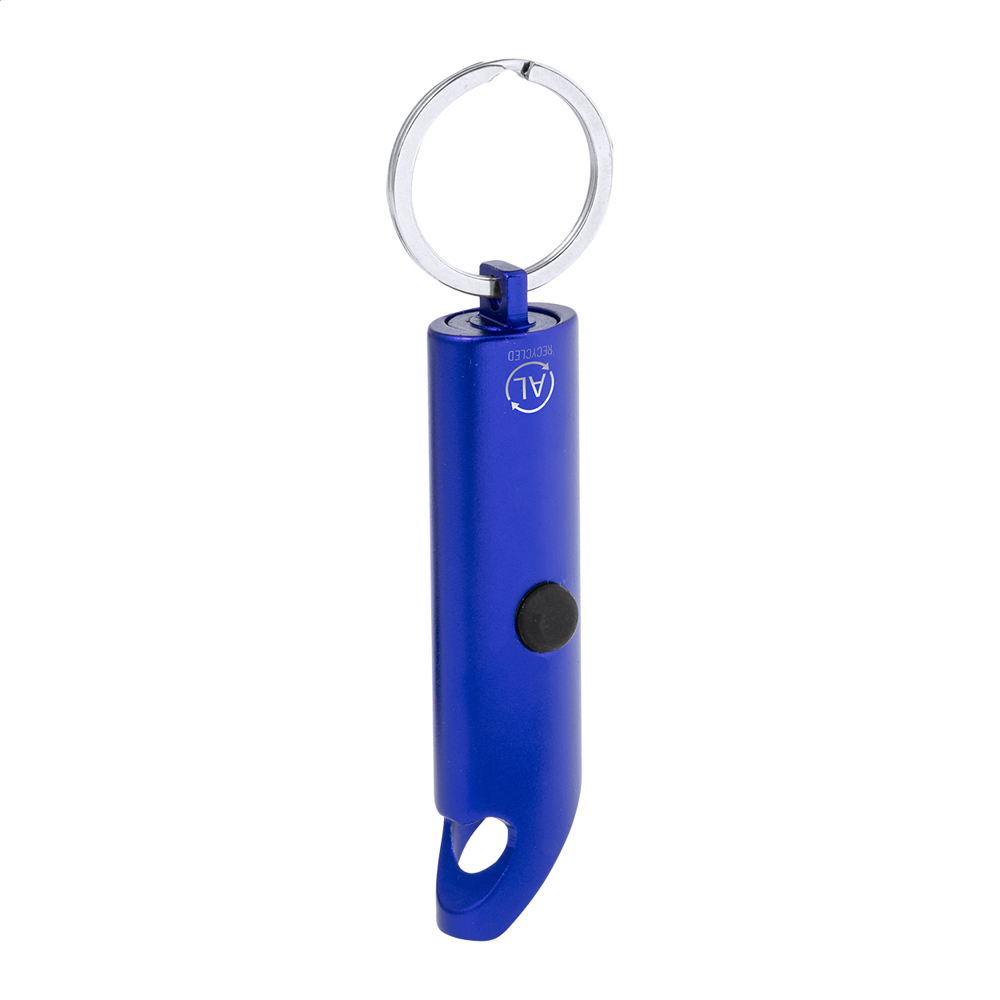 Rutto - flesopener zaklamp - met logo of onbedrukt bestellen - blauw