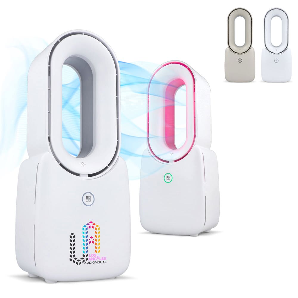 inSide Out Bladeless Soft Wind Fan Brislux met LED-verlichting - kopen of bedrukken