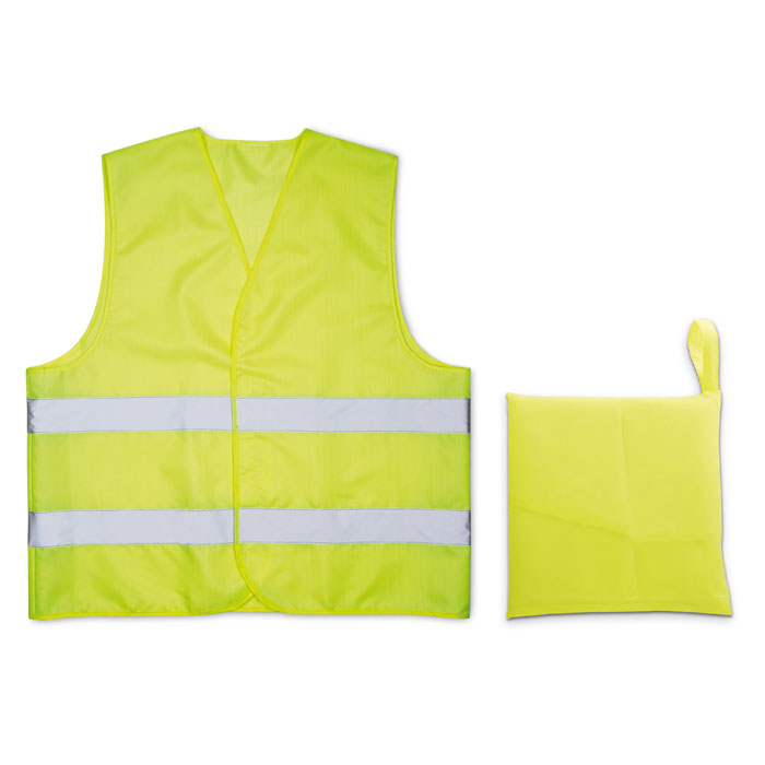 VISIBLE - Veiligheidsvest - voor bedrijven en relatiegeschenken - geel