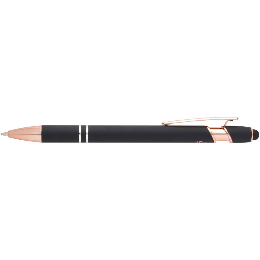 Nanna balpen met roségouden afwerking (zwarte inkt)