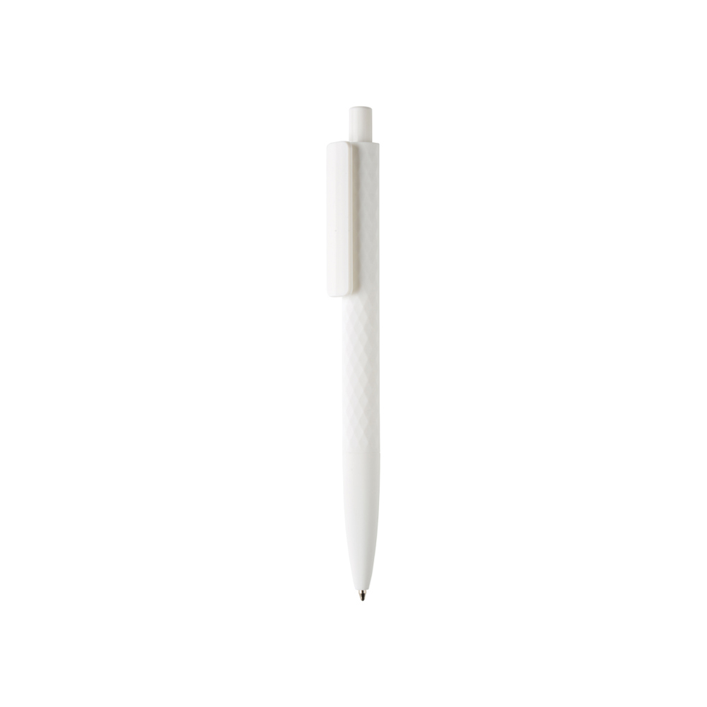 X3 RCS R-ABS pen met smooth touch - met logo of onbedrukt bestellen - wit (± PMS White)