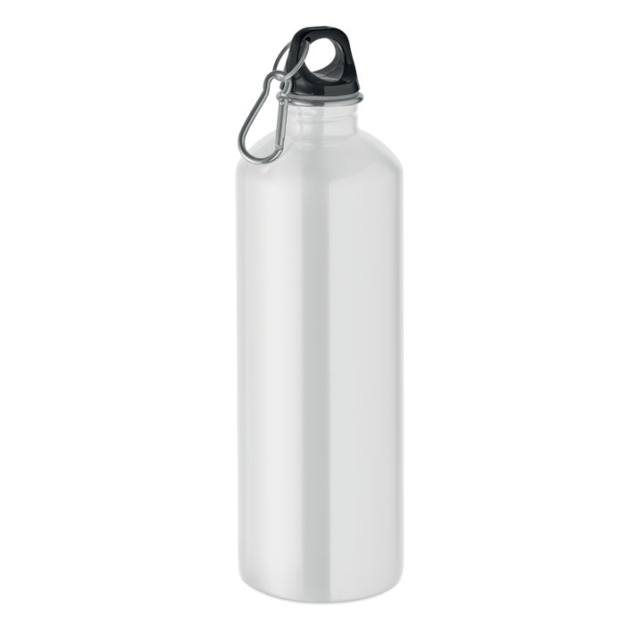 RE-ONE MOSS - Enkelwandige fles 1000ml - met logo of onbedrukt bestellen - wit
