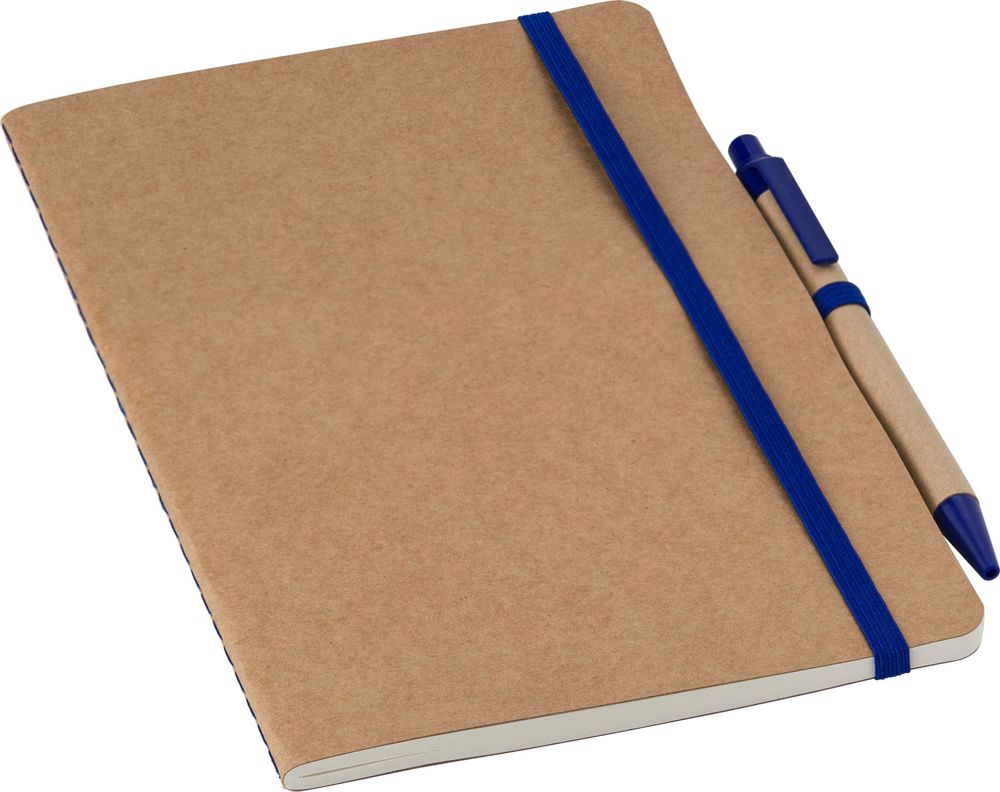Gerecycled kartonnen notitieboekje (A5) Theodore - kopen of bedrukken