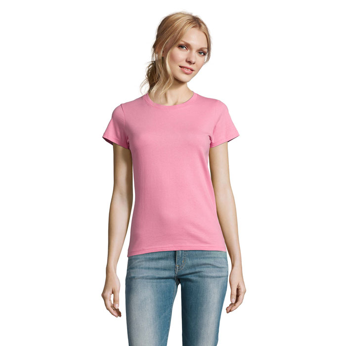 IMPERIAL WOMEN - IMPERIAL DAMES T-Shirt 190g - voor bedrijven en relatiegeschenken - Orchidee Roze