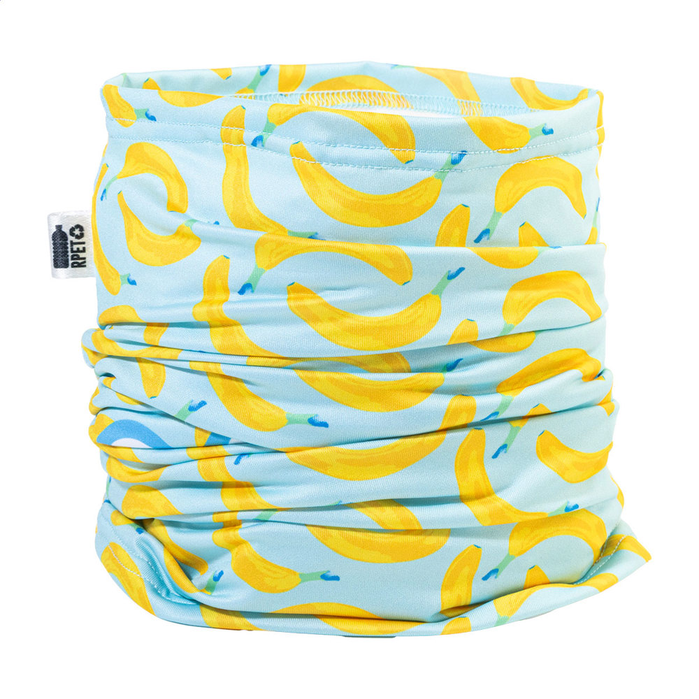 CreaScarf - custon made RPET multiscarf - voor bedrijven en relatiegeschenken