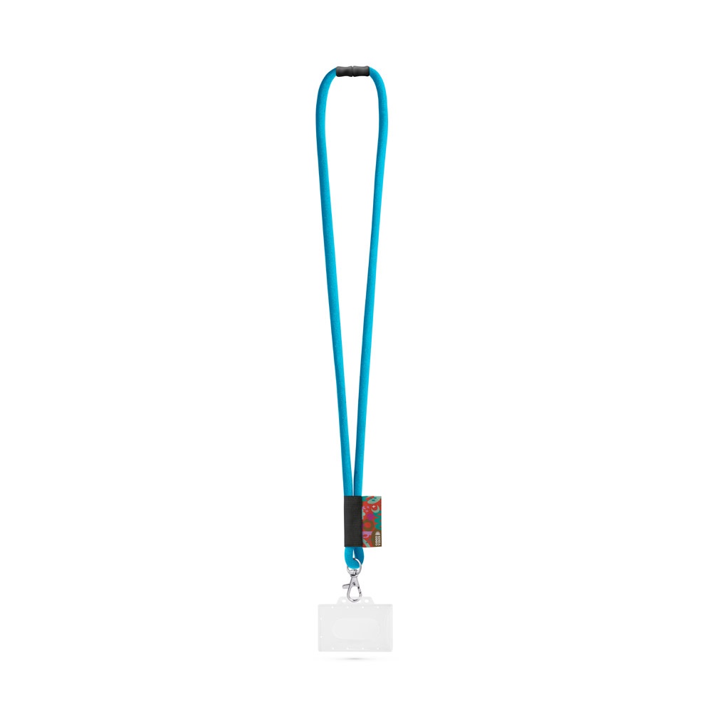 WATFORD. Op maat gemaakte polyamide lanyard - met logo of onbedrukt bestellen - 304 - Licht blauw